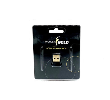 ThunderGold - Bluetooth Adapter USB 5.3 - Bluetooth Receiver - Bluetooth Ontvanger - Bluetooth USB Adapter - Bluetooth Dongle